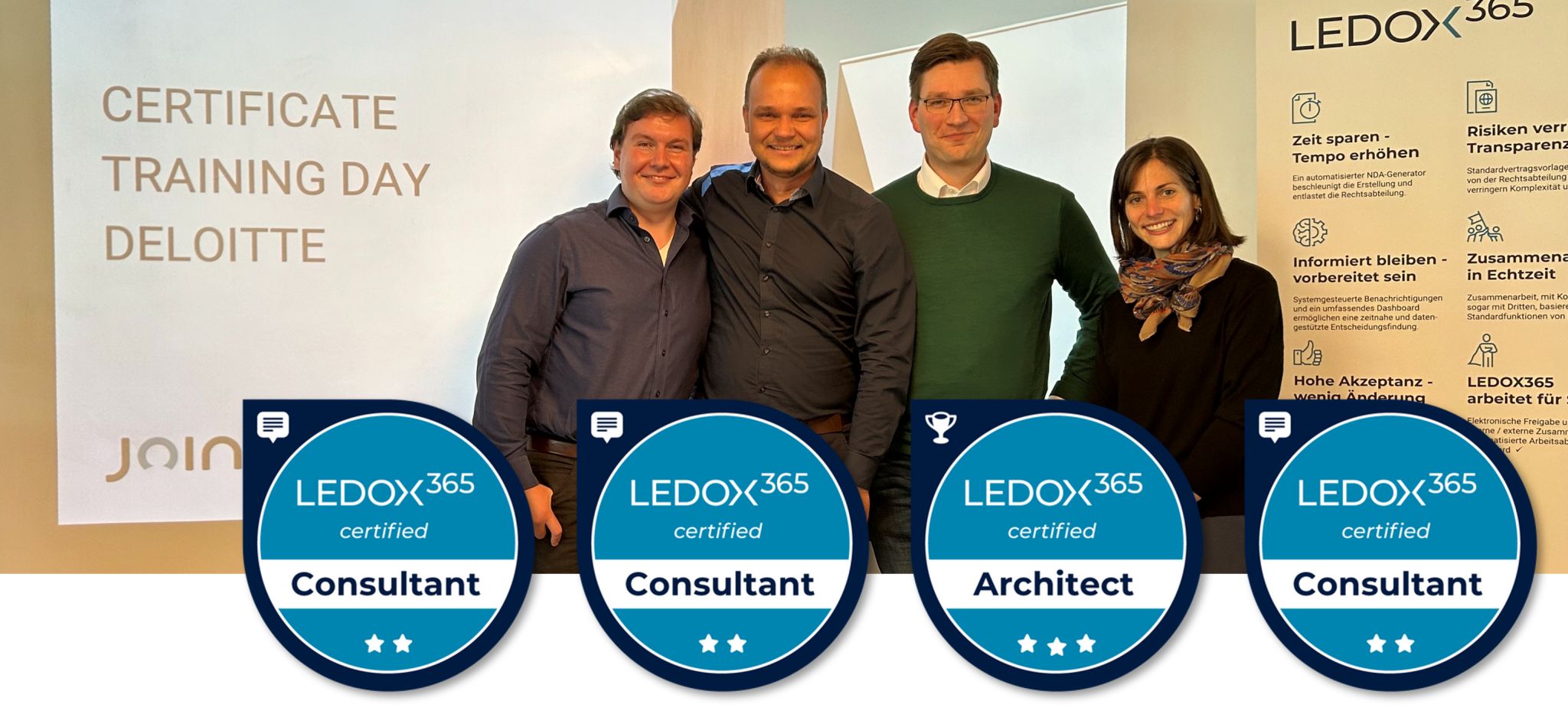 Premiere des LEDOX365 Partner Zertifzierungstrainings - LEDOX365